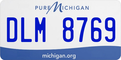 MI license plate DLM8769