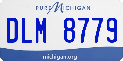 MI license plate DLM8779
