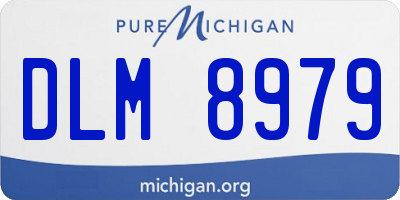 MI license plate DLM8979