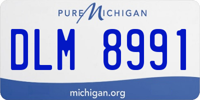 MI license plate DLM8991