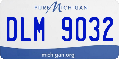 MI license plate DLM9032