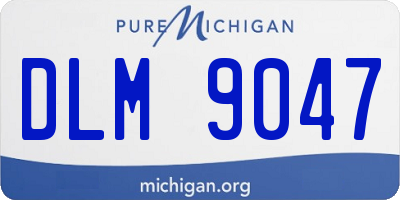 MI license plate DLM9047