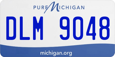 MI license plate DLM9048
