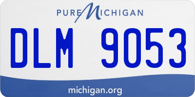MI license plate DLM9053