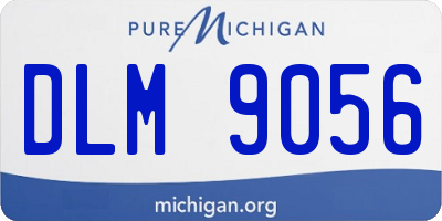 MI license plate DLM9056