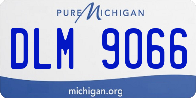MI license plate DLM9066