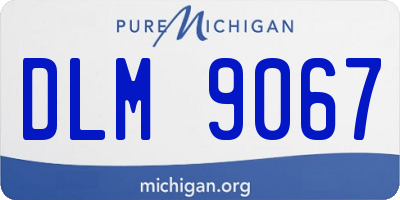 MI license plate DLM9067