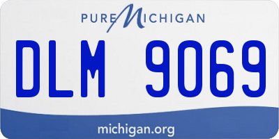 MI license plate DLM9069