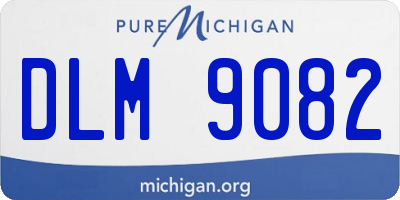 MI license plate DLM9082