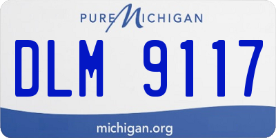 MI license plate DLM9117