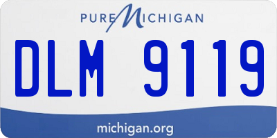 MI license plate DLM9119