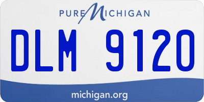 MI license plate DLM9120