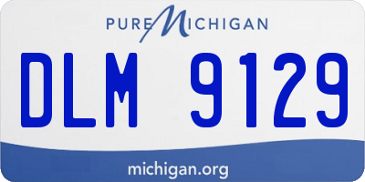 MI license plate DLM9129