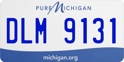 MI license plate DLM9131