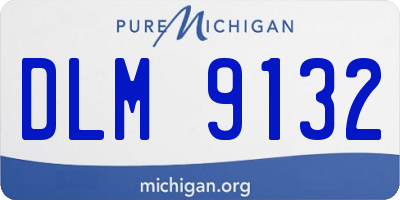 MI license plate DLM9132