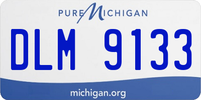 MI license plate DLM9133