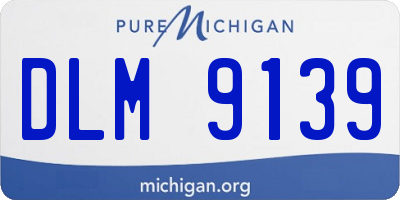 MI license plate DLM9139