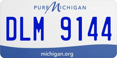 MI license plate DLM9144