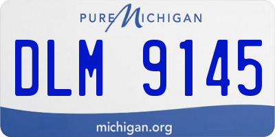 MI license plate DLM9145