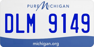 MI license plate DLM9149