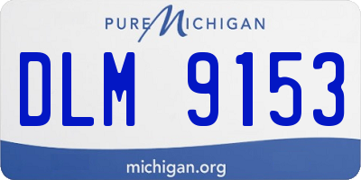 MI license plate DLM9153
