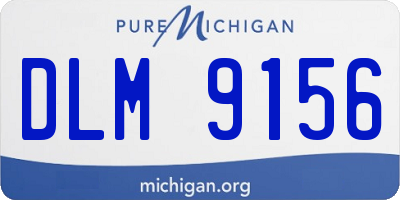 MI license plate DLM9156