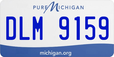 MI license plate DLM9159