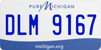 MI license plate DLM9167