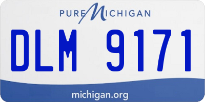 MI license plate DLM9171
