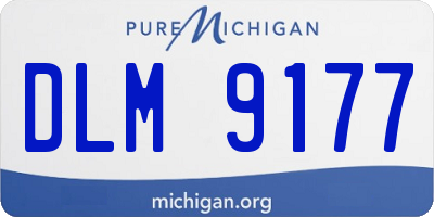 MI license plate DLM9177