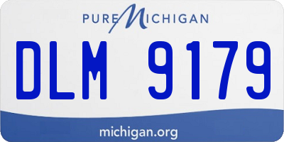 MI license plate DLM9179