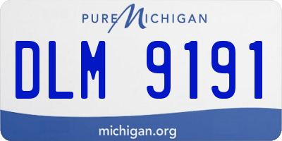 MI license plate DLM9191