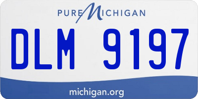 MI license plate DLM9197