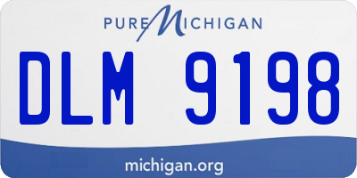 MI license plate DLM9198
