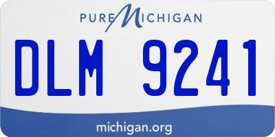 MI license plate DLM9241