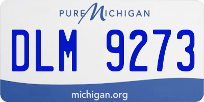 MI license plate DLM9273