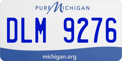 MI license plate DLM9276