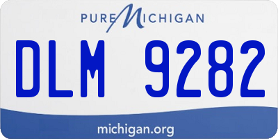 MI license plate DLM9282