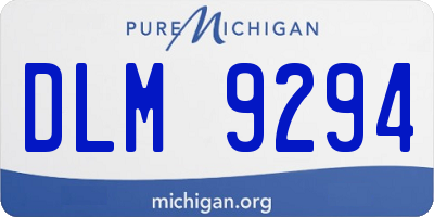 MI license plate DLM9294