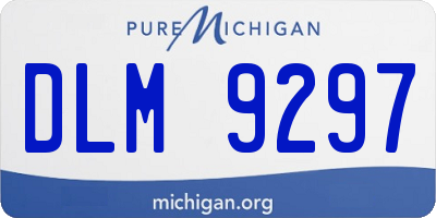 MI license plate DLM9297