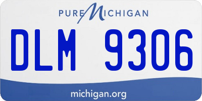 MI license plate DLM9306