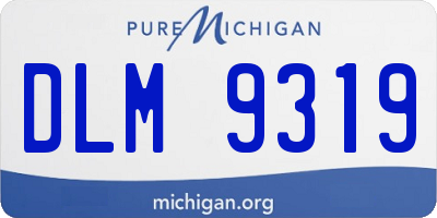 MI license plate DLM9319