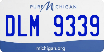 MI license plate DLM9339