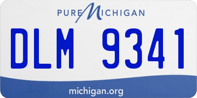 MI license plate DLM9341
