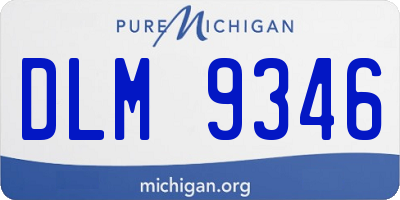 MI license plate DLM9346