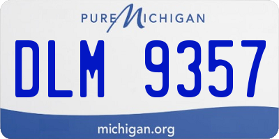 MI license plate DLM9357