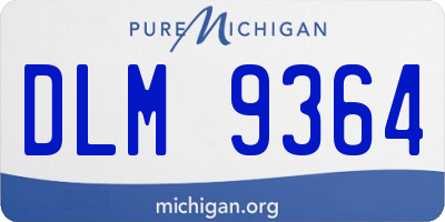 MI license plate DLM9364