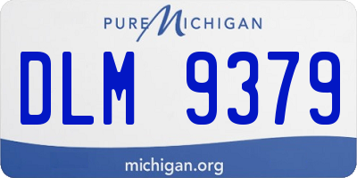 MI license plate DLM9379