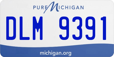 MI license plate DLM9391