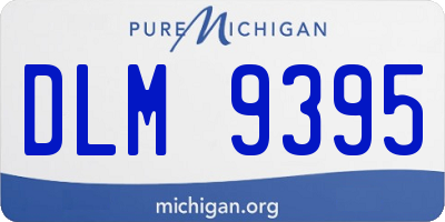 MI license plate DLM9395